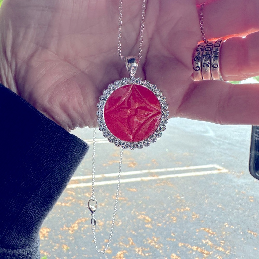 LV Upcycled necklace